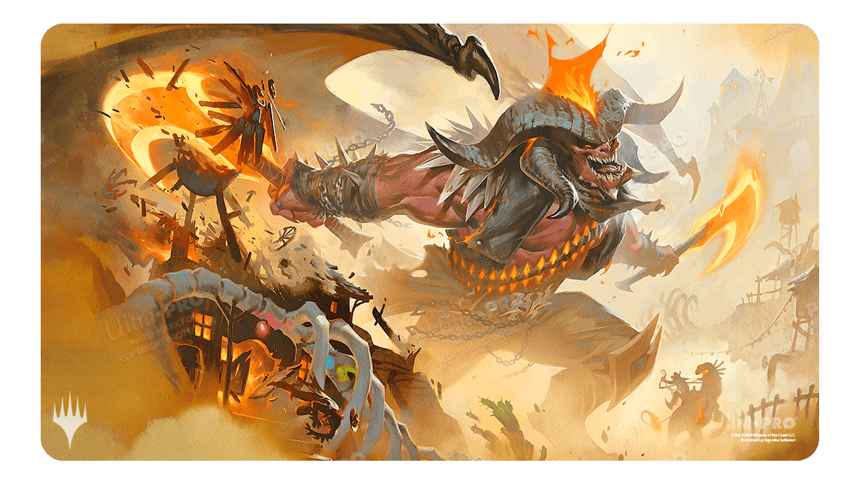 Outlaws of Thunder Junction Rakdos, the Muscle Standard Gaming Playmat Key Art for Magic: The Gathering - E - 38391 - Ultra PRO International - Ultra PRO International