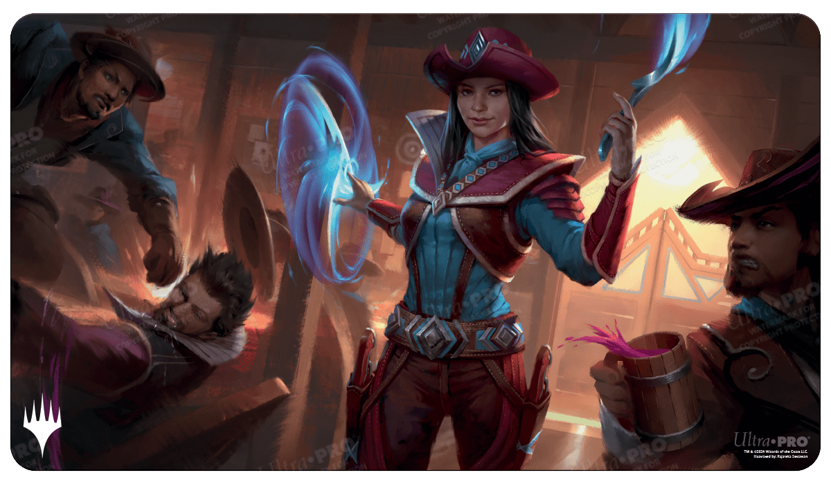 Outlaws of Thunder Junction Stella Lee, Wild Card Standard Gaming Playmat for Magic: The Gathering - E - 38382 - Ultra PRO International - Ultra PRO International