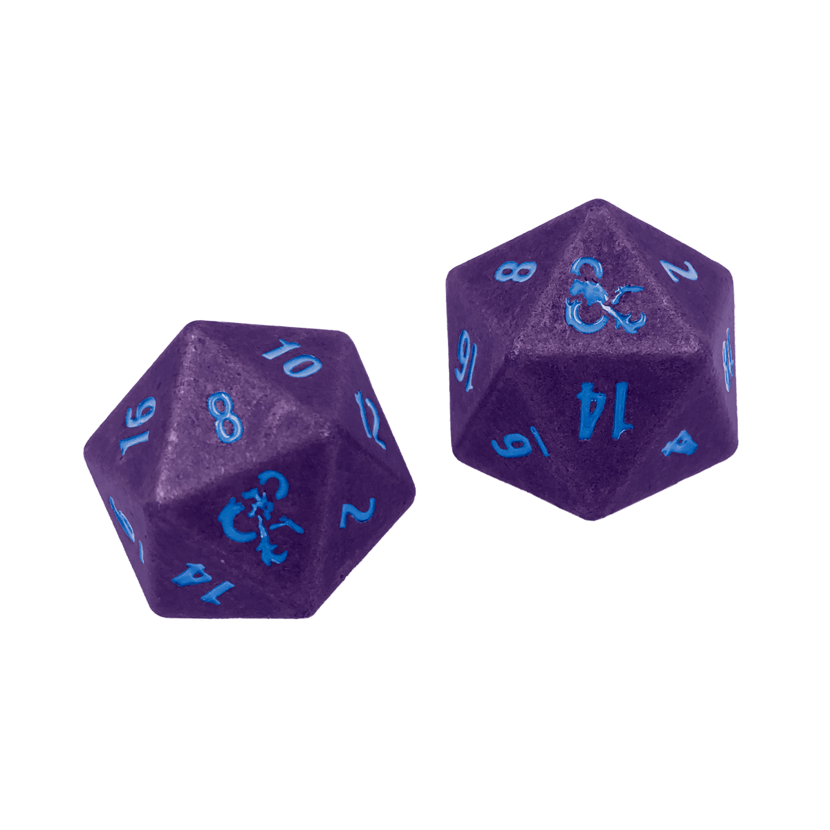 Phandelver and Below: The Shattered Obelisk Underdark Heavy Metal D20 Dice Set (2ct) for Dungeons & Dragons - E - 19858 - Ultra PRO - Ultra PRO International