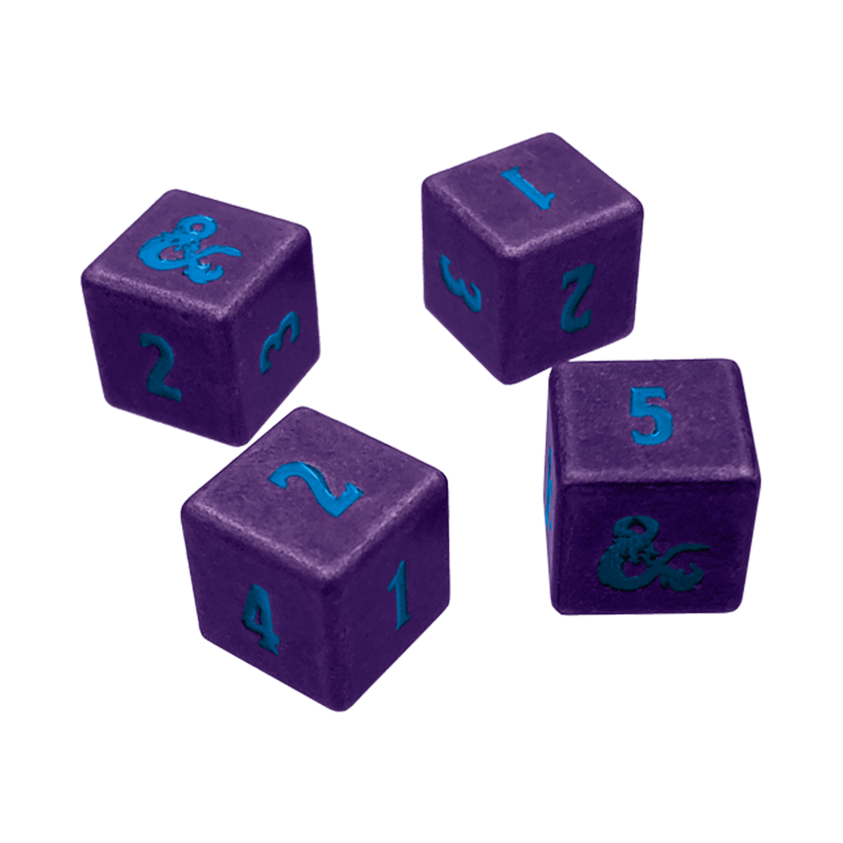 Phandelver and Below: The Shattered Obelisk Underdark Heavy Metal D6 Dice Set (4ct) for Dungeons & Dragons - E - 19859 - Ultra PRO - Ultra PRO International