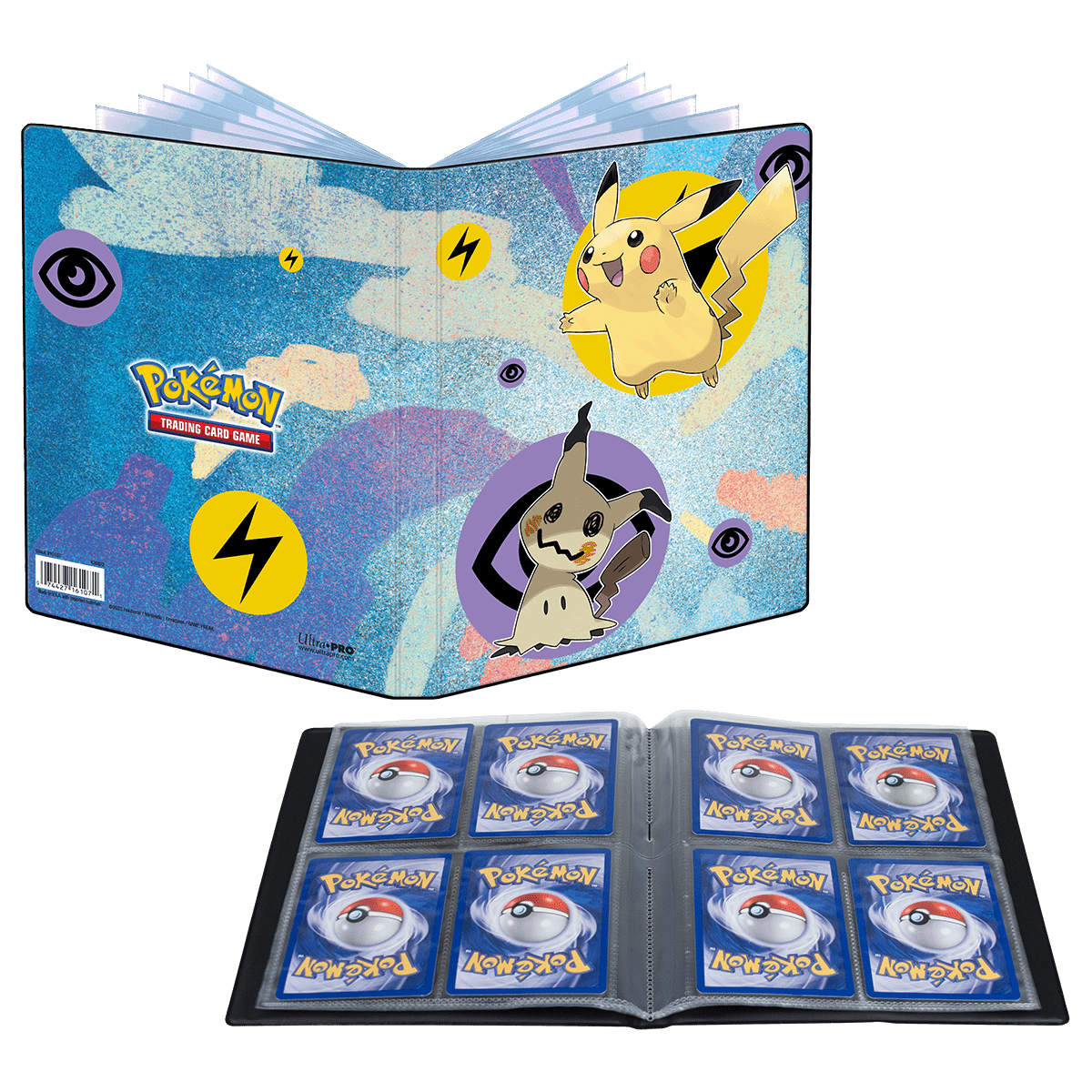 Pikachu & Mimikyu 4 - Pocket Portfolio for PokÃ©mon - E - 16107 - Ultra PRO - Ultra PRO International