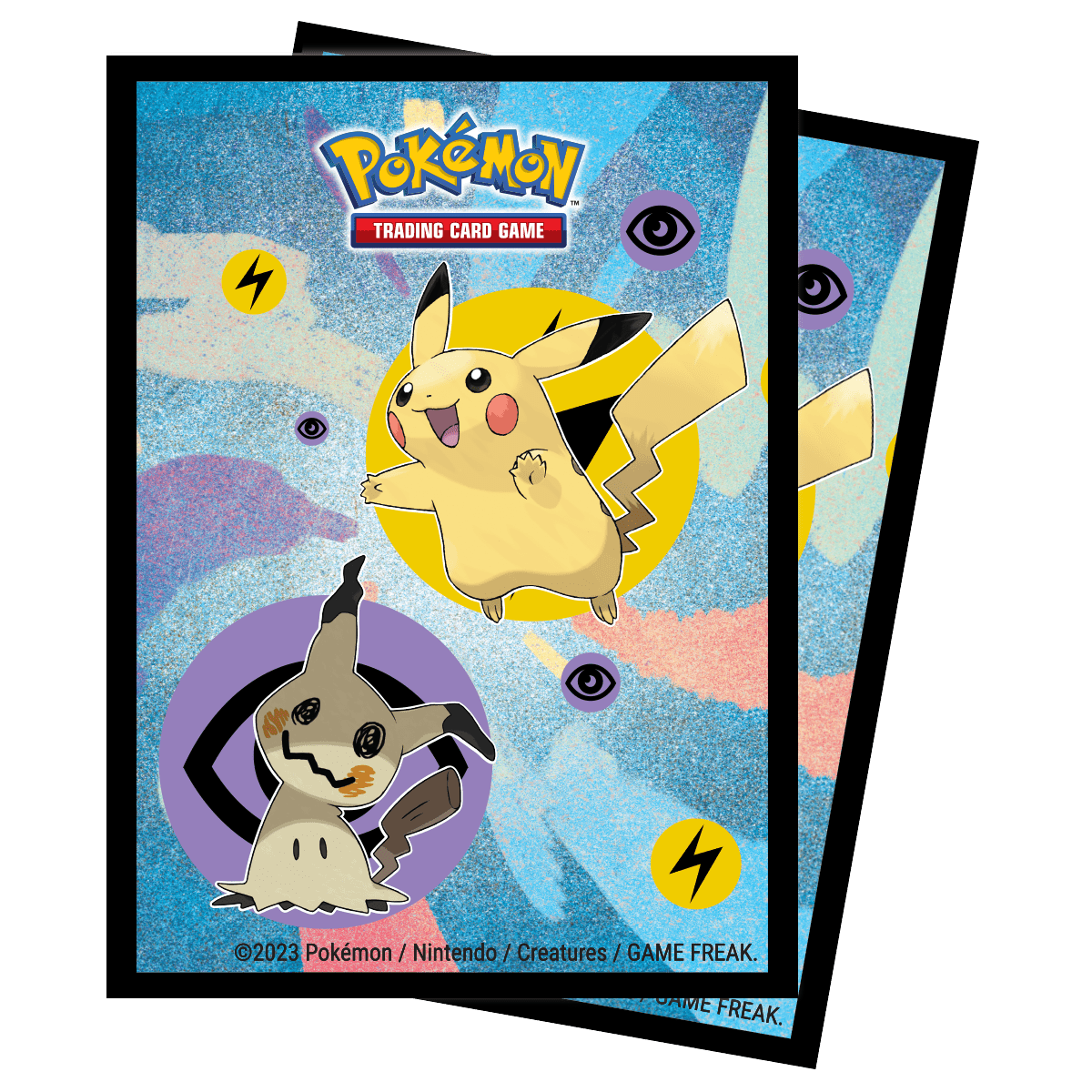 Pikachu & Mimikyu Standard Deck Protector Sleeves (65ct) for Pokémon - E - 16110 - Ultra PRO - Ultra PRO International