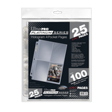 Platinum Series 4 - Pocket Pages (25ct) for 3.5" x 5" Cards - E - 83658 - Ultra PRO - Ultra PRO International