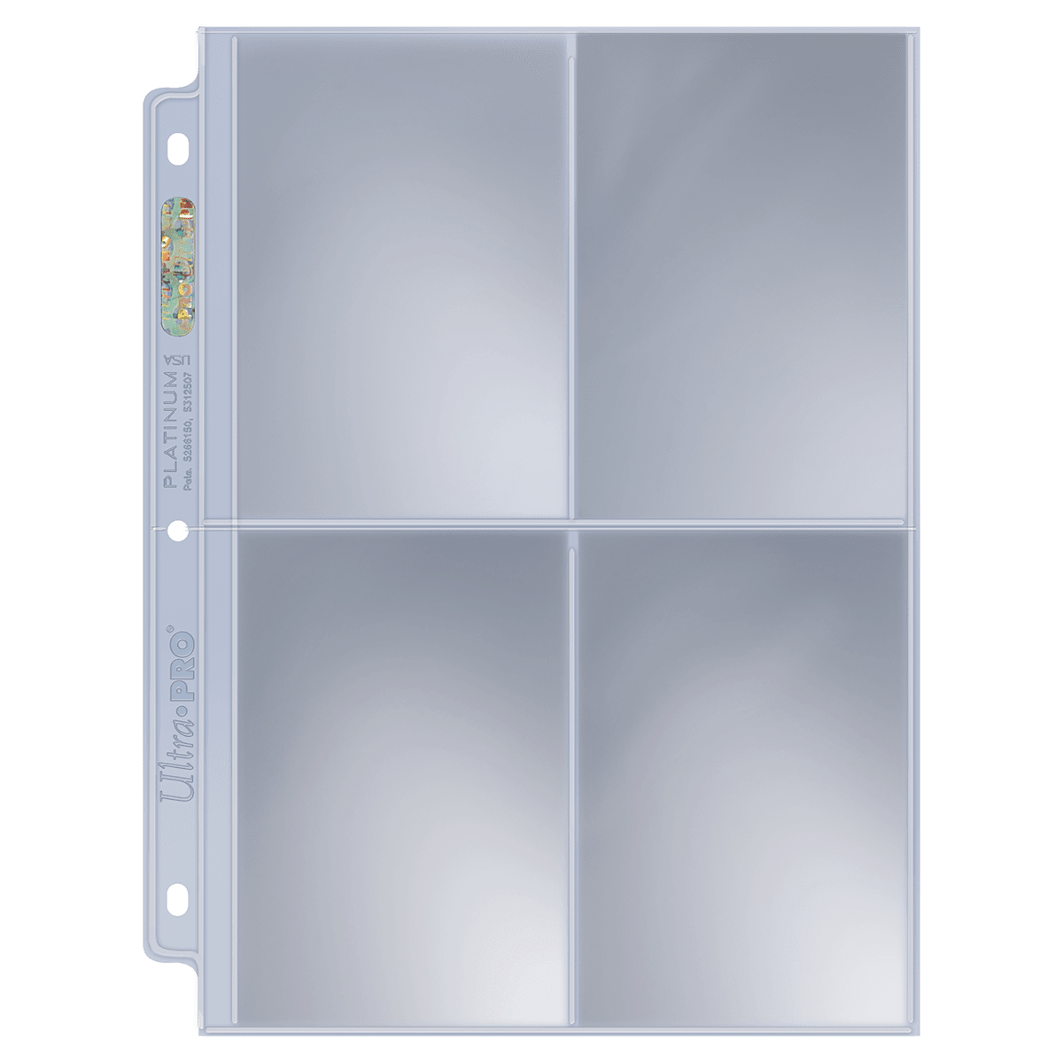 Platinum Series 4 - Pocket Pages (25ct) for 3.5" x 5" Cards - E - 83658 - Ultra PRO - Ultra PRO International