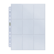 Platinum Series 9 - Pocket 11 - Hole Punch Pages (100ct) for Standard Size Cards - E - 83423 - Ultra PRO - Ultra PRO International