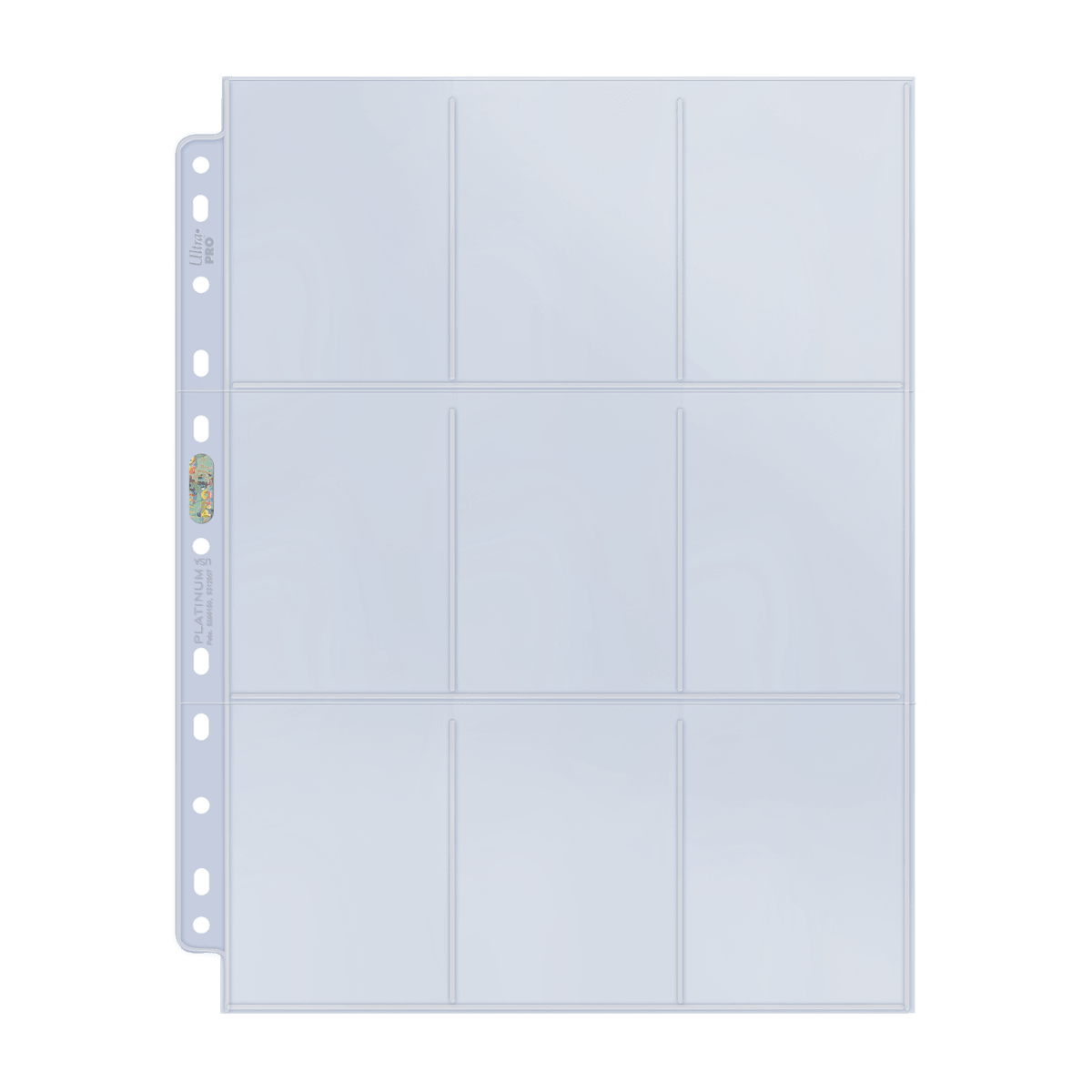 Platinum Series 9 - Pocket 11 - Hole Punch Pages (100ct) for Standard Size Cards - E - 83423 - Ultra PRO - Ultra PRO International