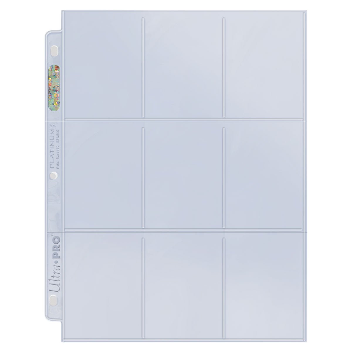 Platinum Series 9 - Pocket Pages (25ct) for Standard Size Cards - E - 83652 - Ultra PRO - Ultra PRO International