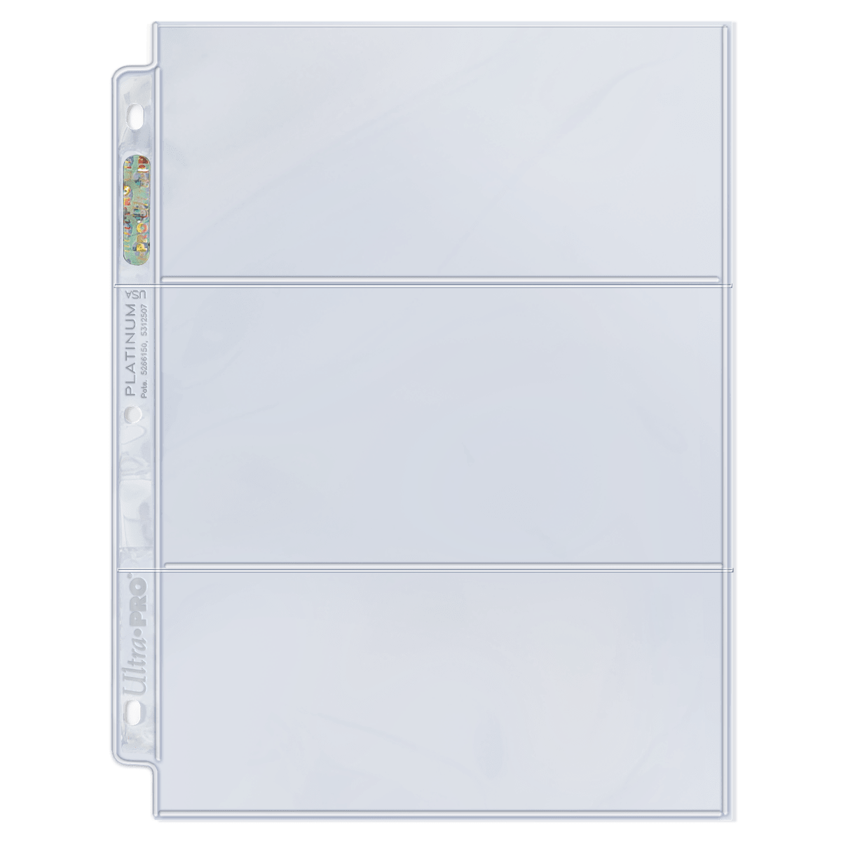 Platinum Series Pocket Pages (100ct) for Cards and Photos - E - 81417 - Ultra PRO - Ultra PRO International