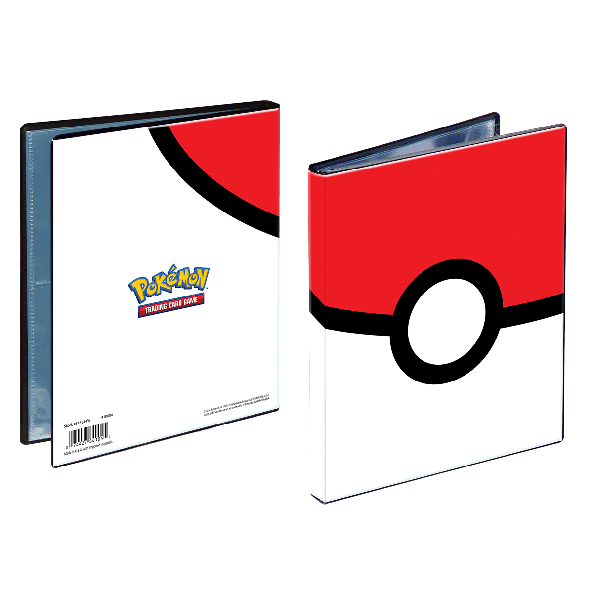 Poke Ball 4 - Pocket Portfolio for Pokemon - E - 85247 - P - Ultra PRO - Ultra PRO International