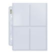 Premium Series 4 - Pocket Mini Album Pages (100ct) for Standard Size Cards - E - 81425 - Ultra PRO - Ultra PRO International