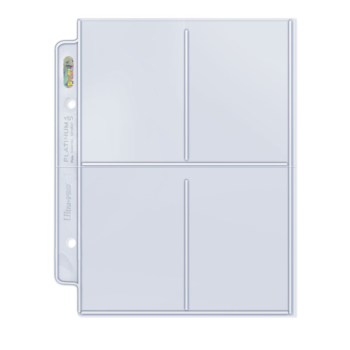 Premium Series 4 - Pocket Mini Album Pages (100ct) for Standard Size Cards - E - 81425 - Ultra PRO - Ultra PRO International