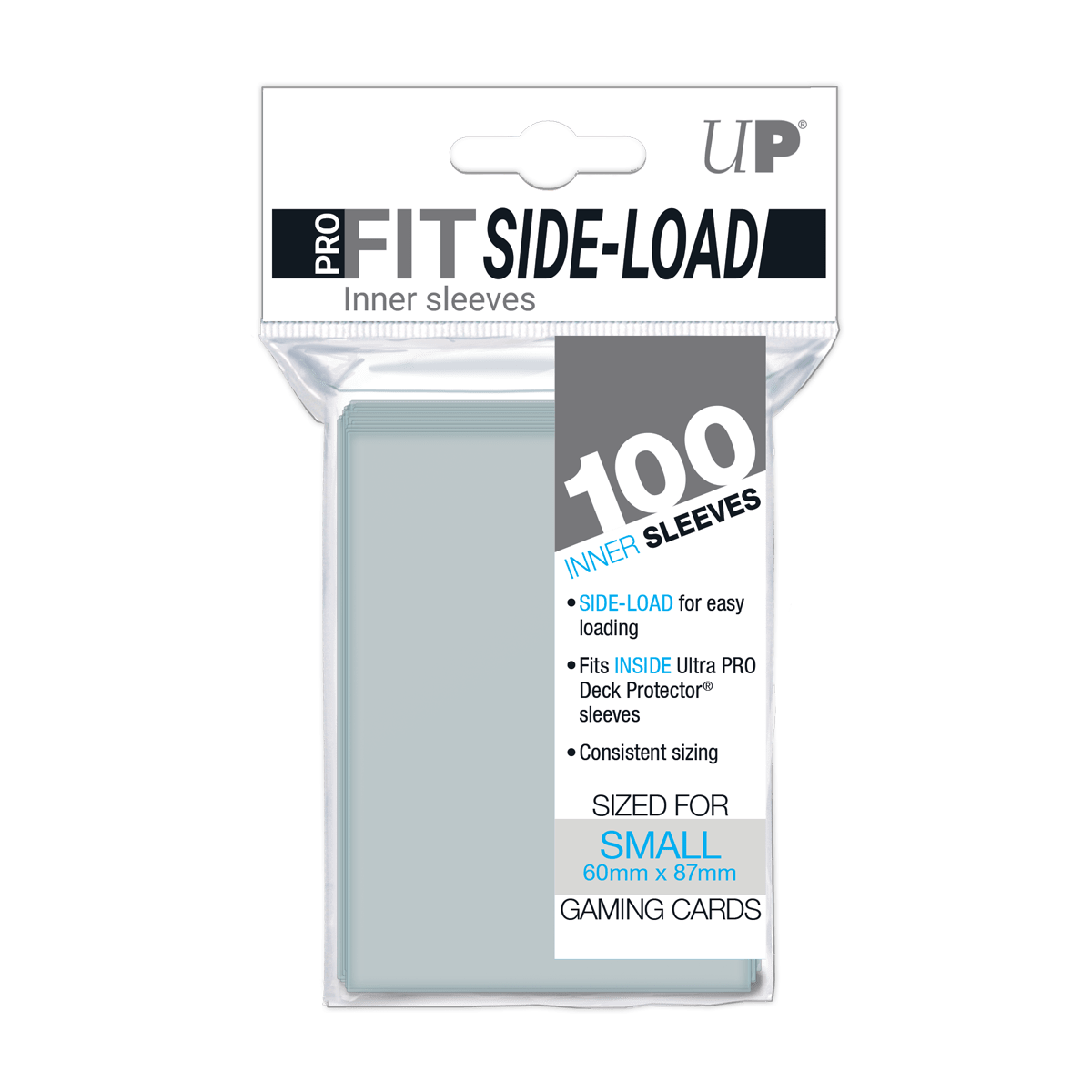 PRO - Fit Side - Load Small Deck Inner Sleeves (100ct) - E - 84650 - Ultra PRO - Ultra PRO International