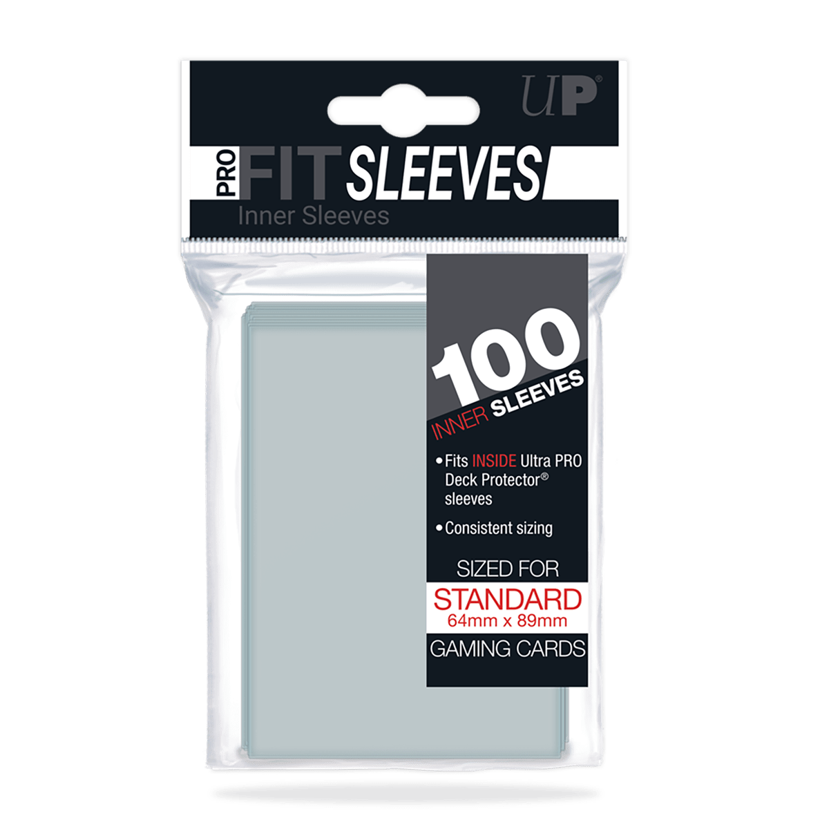 PRO - Fit Standard Deck Inner Sleeves (100ct) - E - 82712 - Ultra PRO - Ultra PRO International