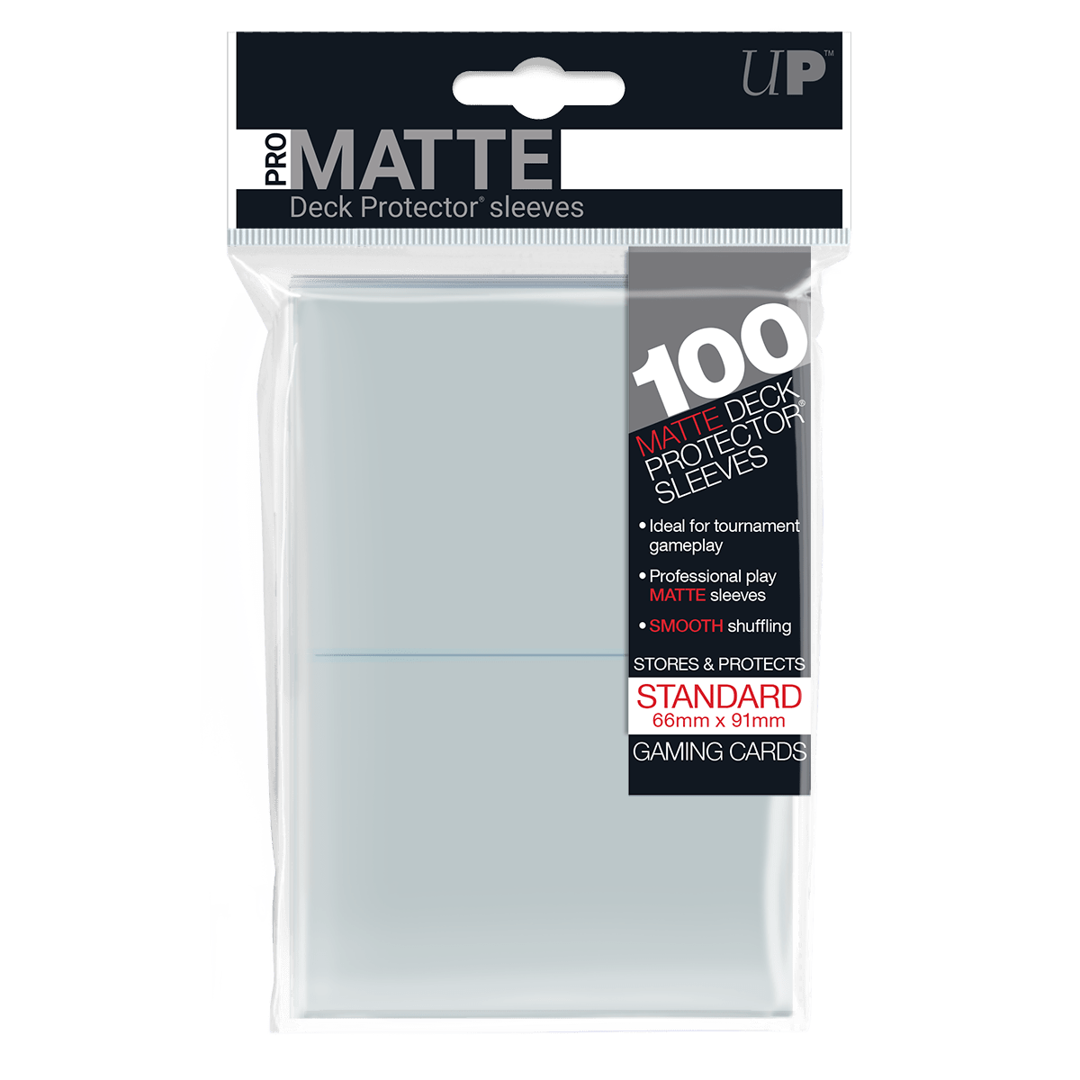 PRO - Matte Standard Deck Protector Sleeves: Clear - E - 84731 - Ultra PRO - Ultra PRO International