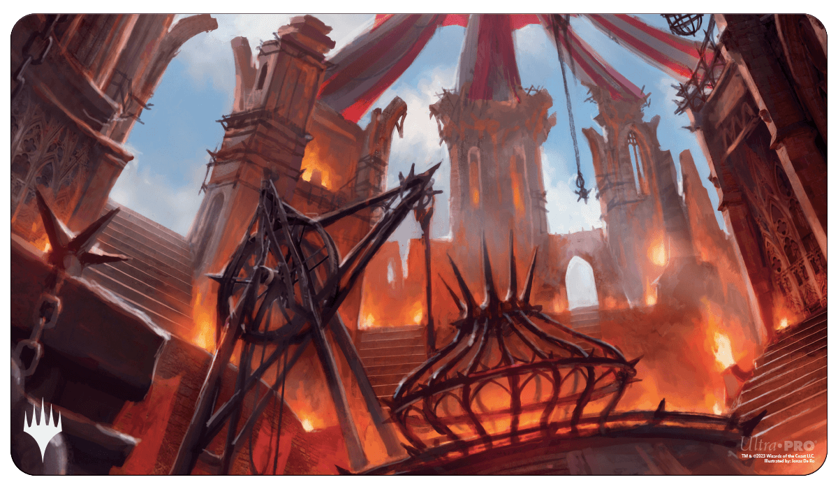 Ravnica Remastered Cult of Rakdos Blood Crypt Standard Gaming Playmat for Magic: The Gathering - E - 38244 - Ultra PRO - Ultra PRO International