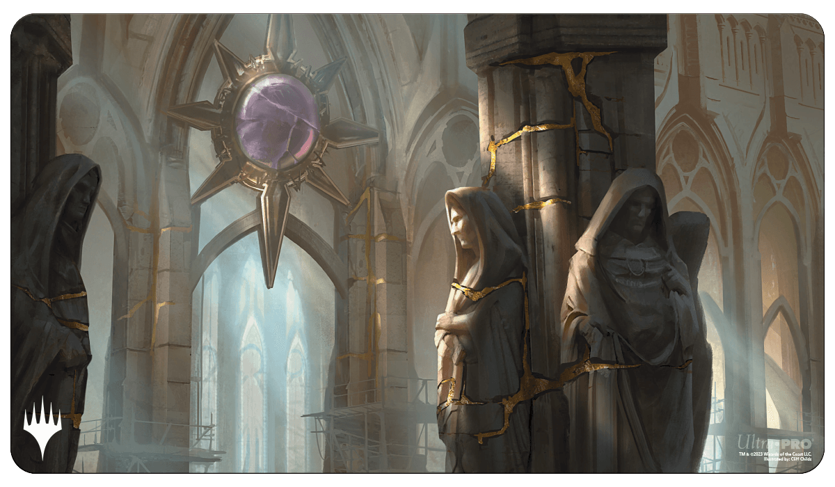 Ravnica Remastered Orzhov Syndicate Godless Shrine Standard Gaming Playmat for Magic: The Gathering - E - 38241 - Ultra PRO - Ultra PRO International