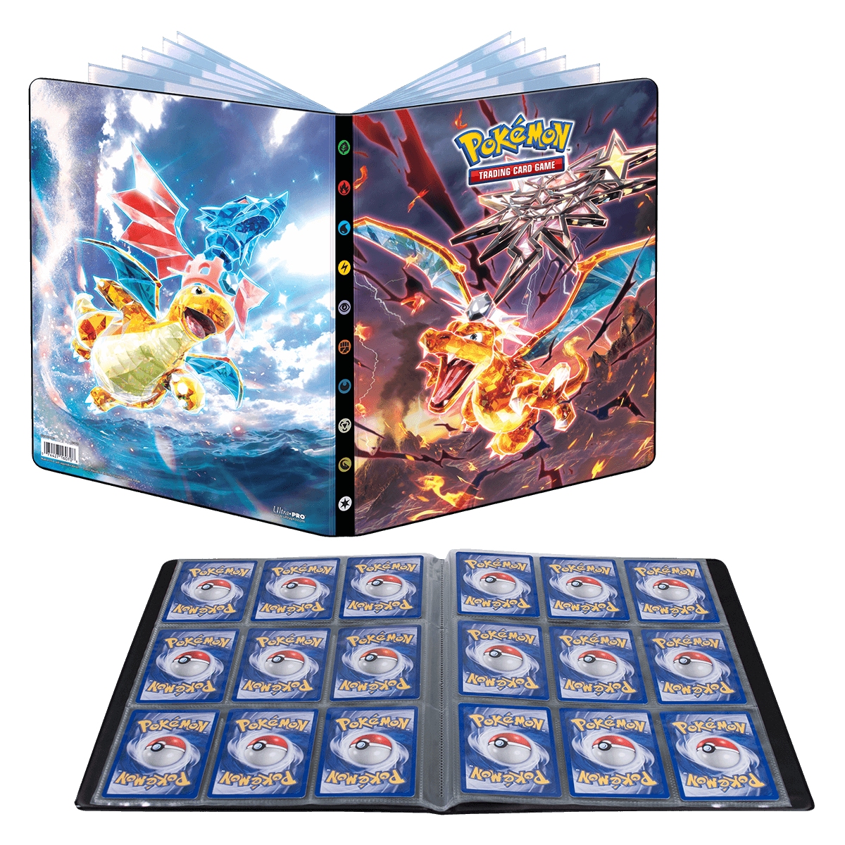 Scarlet and Violet Charizard and Dragonite 9 - Pocket Portfolio for PokÃ©mon - E - 16070 - Ultra PRO - Ultra PRO International