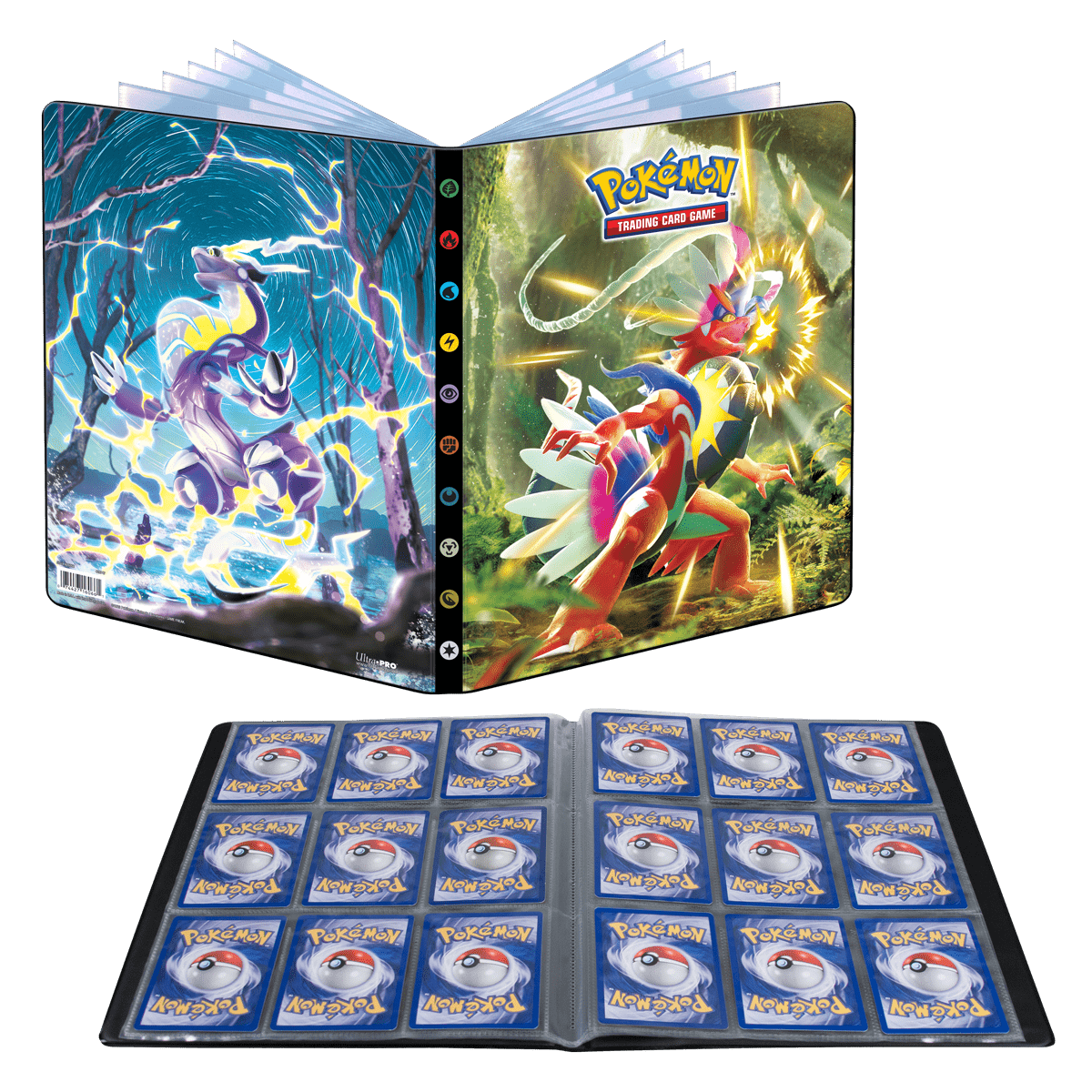 Scarlet and Violet Koraidon and Miraidon 9 - Pocket Portfolio for Pokemon - E - 16066 - Ultra PRO - Ultra PRO International