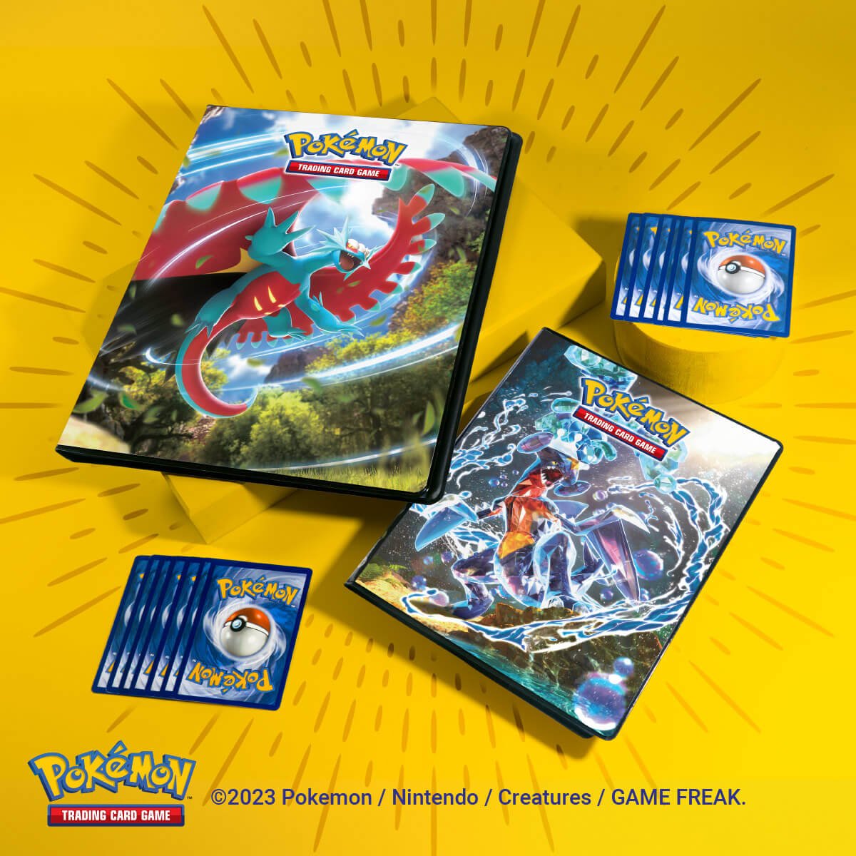 Scarlet and Violet Roaring Moon and Iron Valiant 9 - Pocket Portfolio for Pokémon - E - 16072 - Ultra PRO - Ultra PRO International