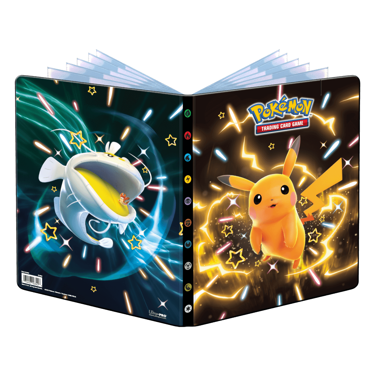 Scarlet and Violet Shiny Pikachu, Dondozo, and Tatsugiri 9 - Pocket Portfolio for PokÃ©mon - E - 16342 - Ultra PRO - Ultra PRO International