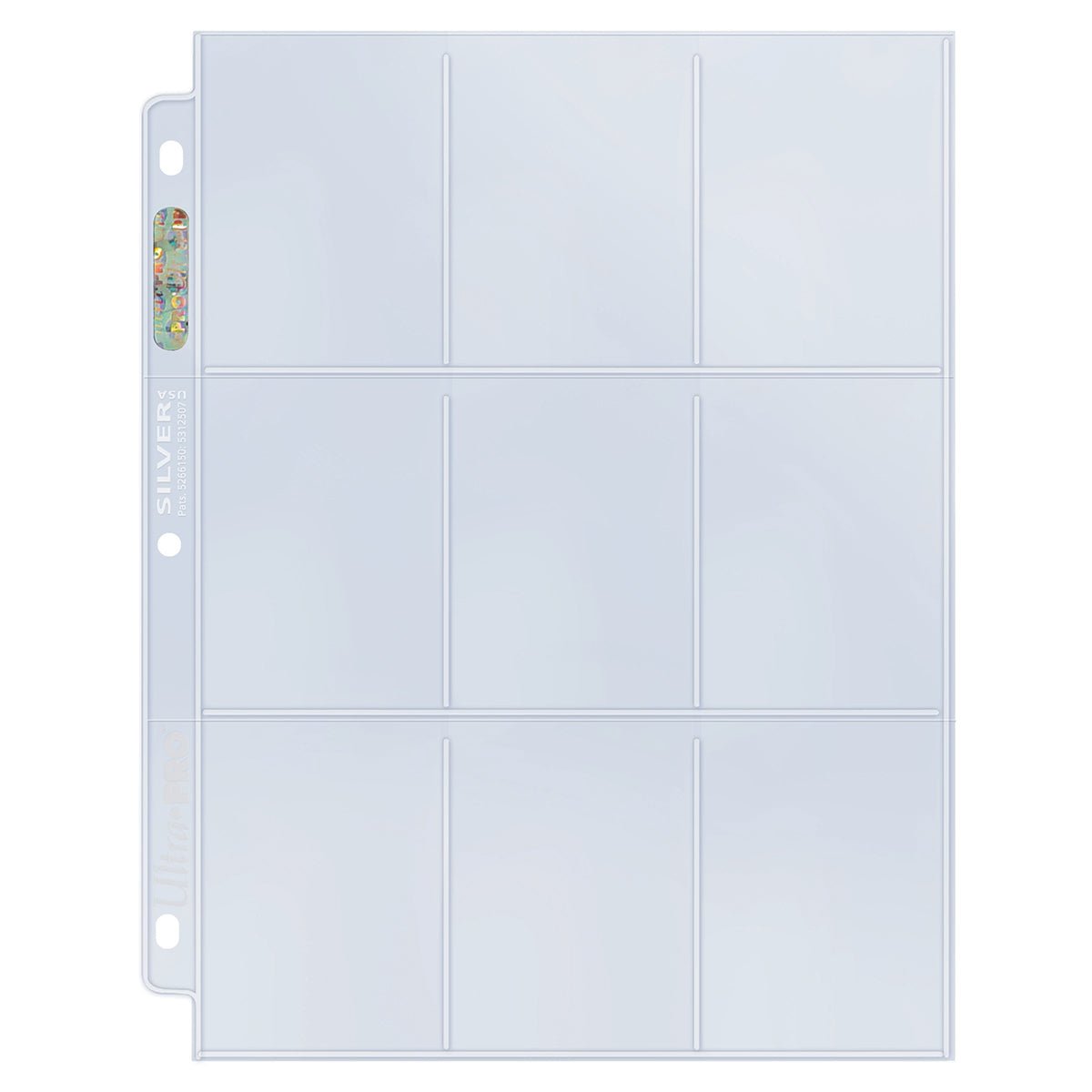 Silver Series 9 - Pocket Pages (25ct) for Standard Size Cards - E - 83645 - Ultra PRO - Ultra PRO International