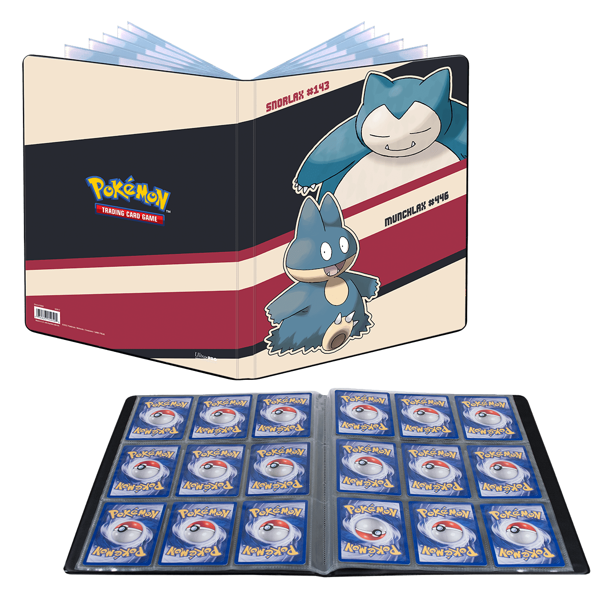 Snorlax and Munchlax 9 - Pocket Portfolio for PokÃ©mon - E - 15950 - Ultra PRO - Ultra PRO International