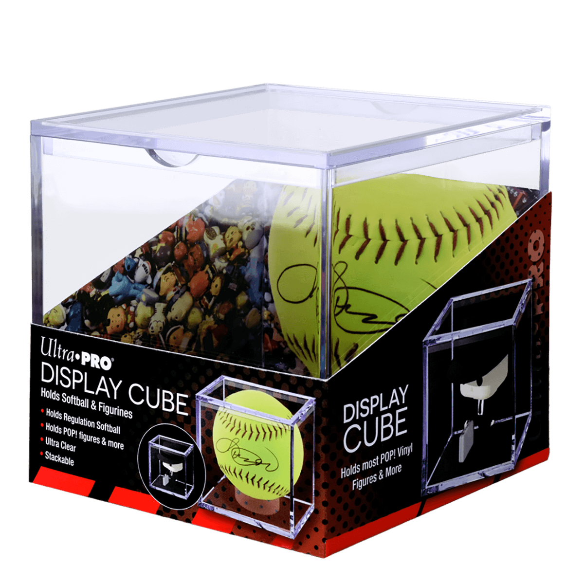 Softball & Figurine Clear Display Cube - E - 84866 - Ultra PRO - Ultra PRO International