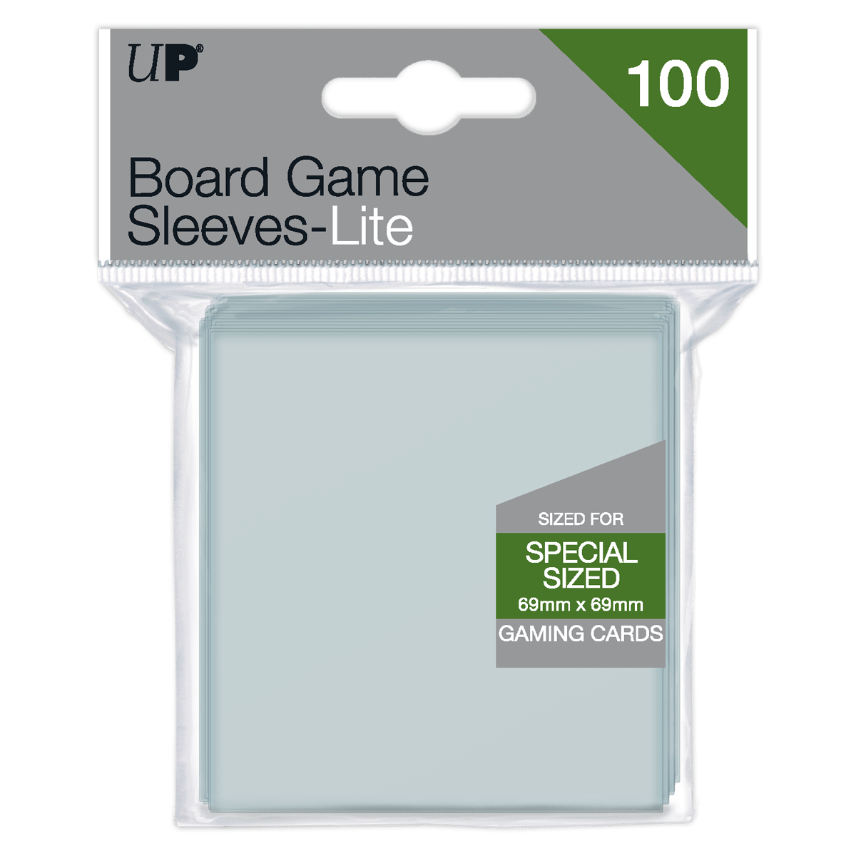 Special Sized Lite Board Game Sleeves (100ct) for 69mm x 69mm Cards - E - 85946 - Ultra PRO - Ultra PRO International