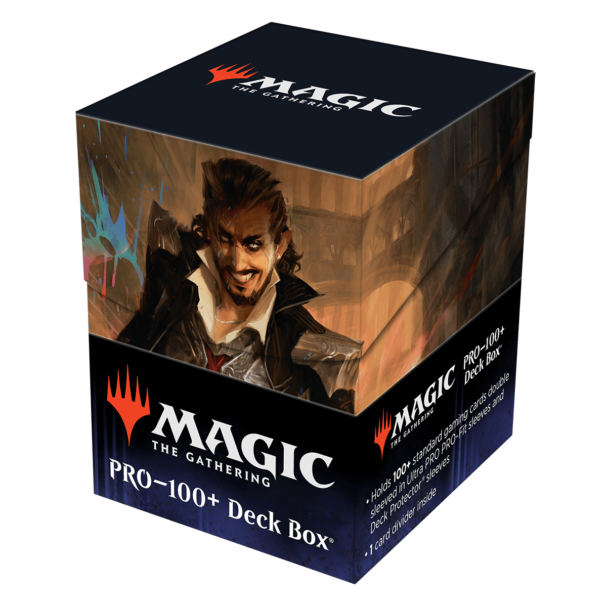 Streets of New Capenna Anhelo the Deacon Commander 100+ Deck Box for Magic: The Gathering - E - 19340 - Ultra PRO - Ultra PRO International