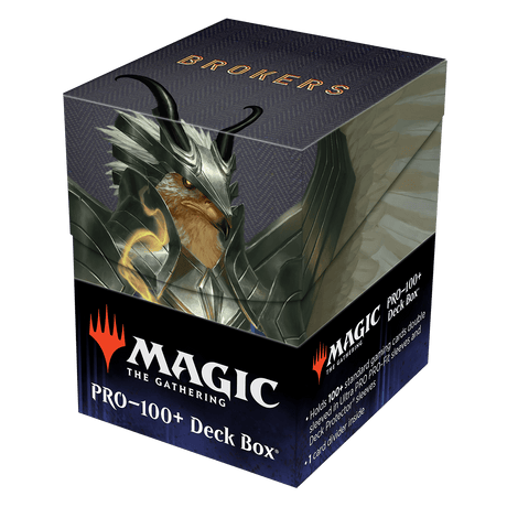 Streets of New Capenna Falco Spara and their Juris Brokers Crime Family 100+ Deck Box for Magic: The Gathering - E - 19338 - Ultra PRO - Ultra PRO International