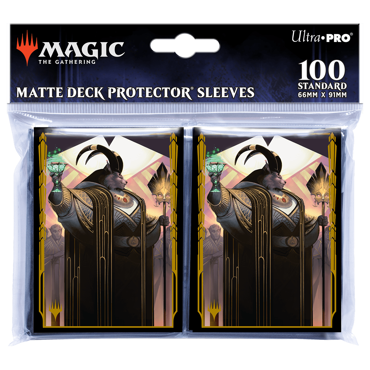 Streets of New Capenna Jetmir, Nexus of Revels Standard Deck Protector Sleeves (100ct) for Magic: The Gathering - E - 19347 - Ultra PRO - Ultra PRO International