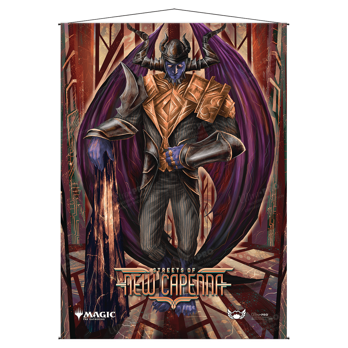 Streets of New Capenna Ob Nixilis, the Adversary Wall Scroll for Magic: The Gathering - E - 19357 - Ultra PRO - Ultra PRO International