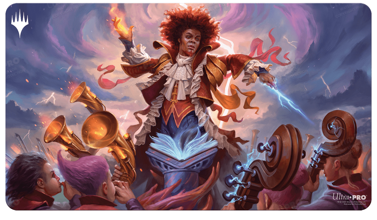 Strixhaven Zaffai, Thunder Conductor Standard Gaming Playmat for Magic: The Gathering - E - 18643 - Ultra PRO - Ultra PRO International