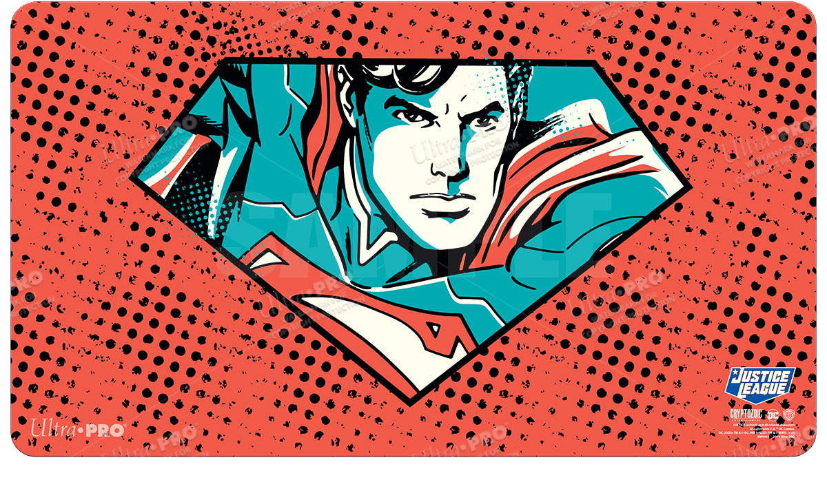 Superman Standard Gaming Playmat for Justice League - E - 85662 - Ultra PRO - Ultra PRO International