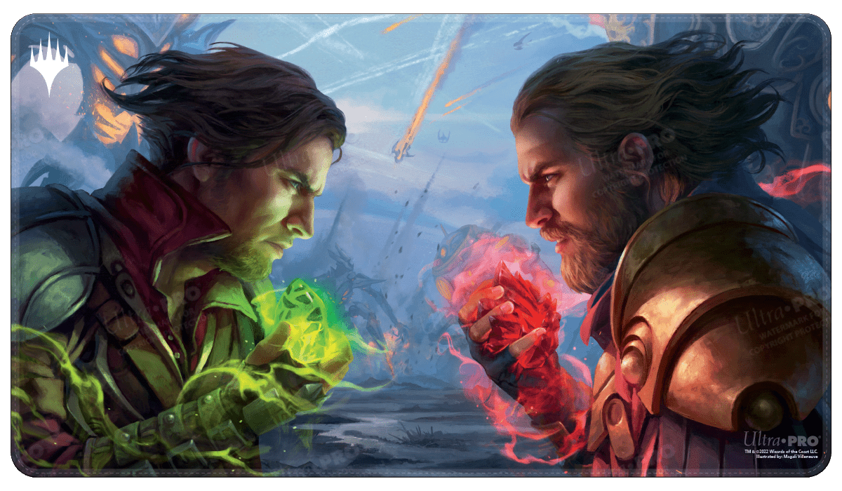 The Brothers' War Draft Booster Artwork Holofoil Standard Gaming Playmat for Magic: The Gathering - E - 19630 - Ultra PRO - Ultra PRO International