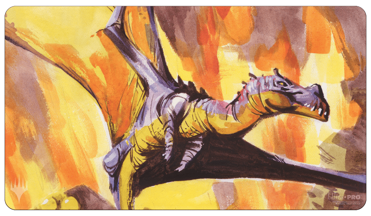 The Lost Caverns of Ixalan Bonehoard Dracosaur Standard Gaming Playmat for Magic: The Gathering - E - 38100 - Ultra PRO - Ultra PRO International