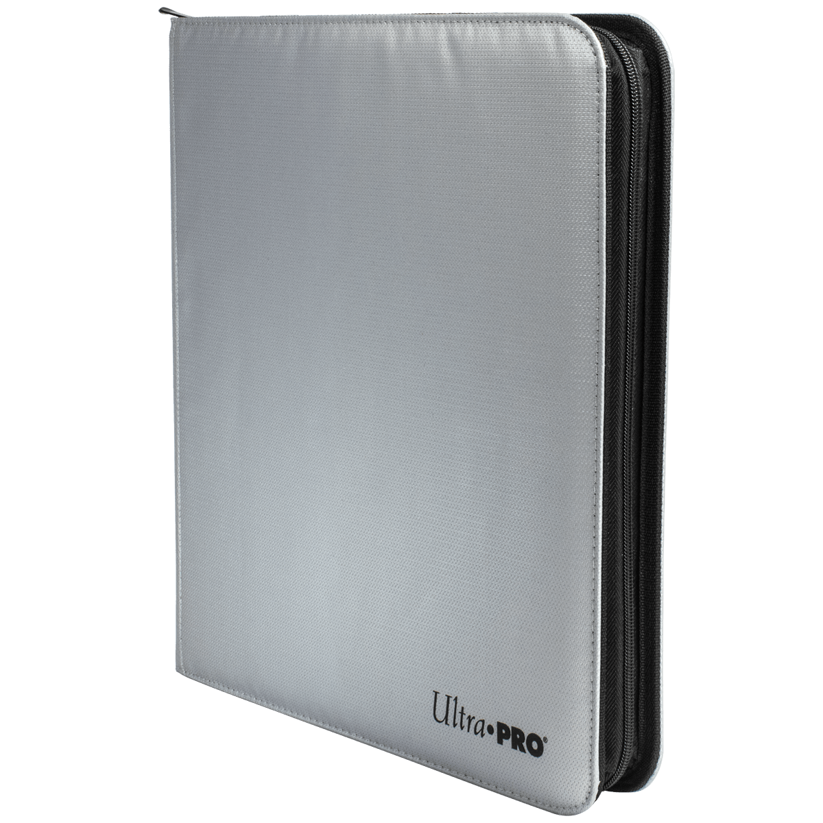 Ultra PRO 12 - Pocket Zippered PRO - Binder: Silver Made With Fire Resistant Materials - E - 15946 - Ultra PRO - Ultra PRO International