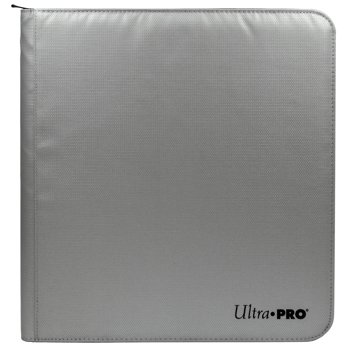 Ultra PRO 12 - Pocket Zippered PRO - Binder: Silver Made With Fire Resistant Materials - E - 15946 - Ultra PRO - Ultra PRO International