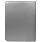 Ultra PRO 9 - Pocket Zippered PRO - Binder: Silver Made With Fire Resistant Materials - E - 15945 - Ultra PRO - Ultra PRO International