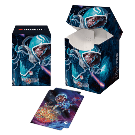 Unfinity Space Beleren & Comet, Space Puppy 100+ Deck Box for Magic: The Gathering - E - 19313 - Ultra PRO - Ultra PRO International