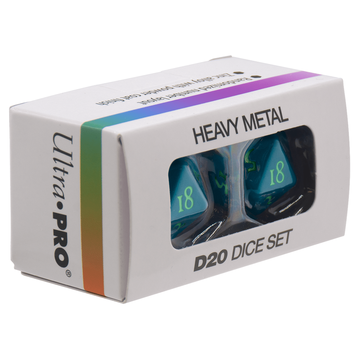 Vivid Heavy Metal Dice - E - 15942 - Ultra PRO - Ultra PRO International