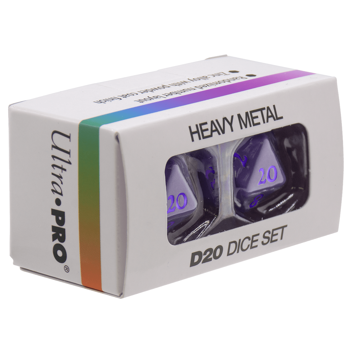 Vivid Heavy Metal Dice - E - 15938 - Ultra PRO - Ultra PRO International