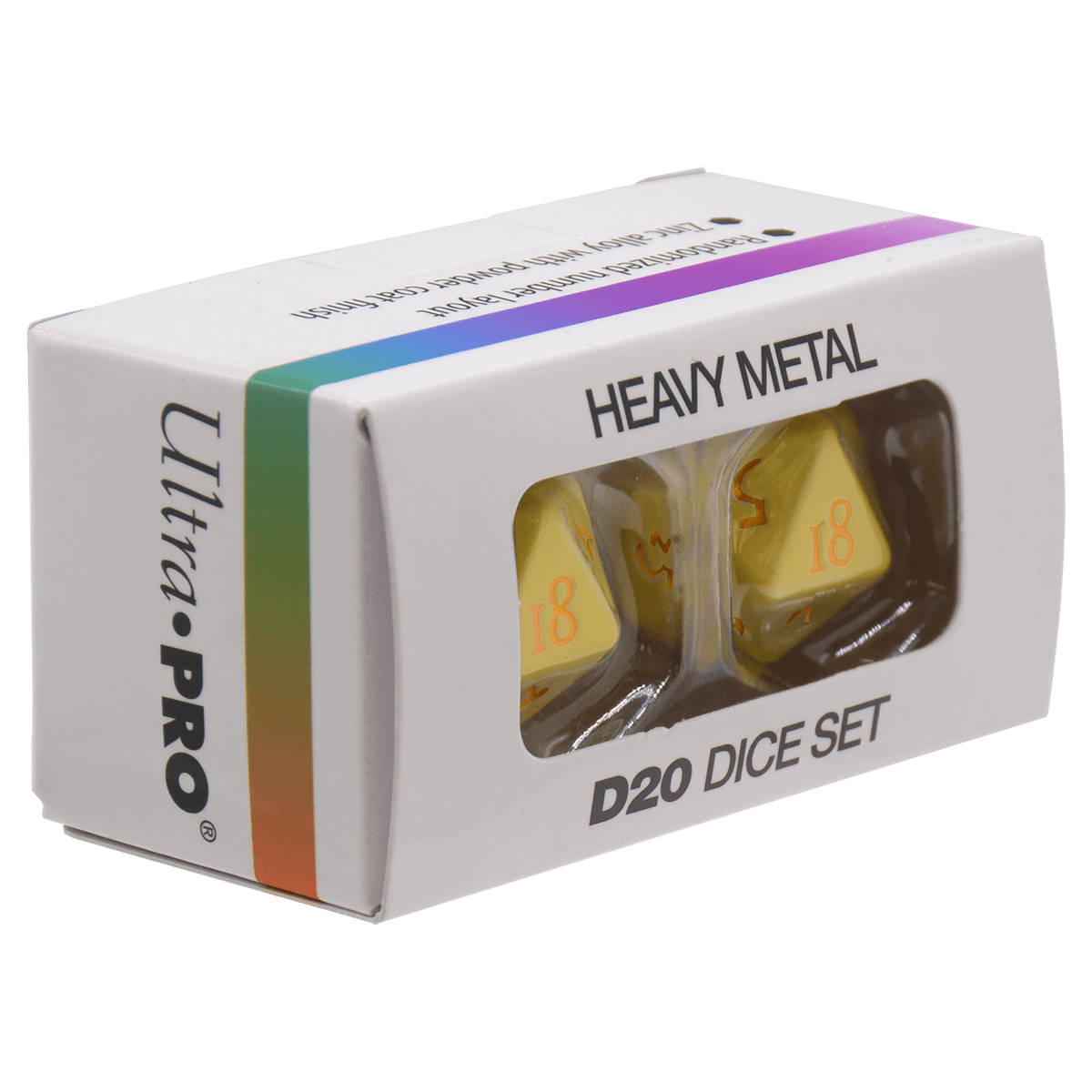 Vivid Heavy Metal Dice - E - 15941 - Ultra PRO - Ultra PRO International