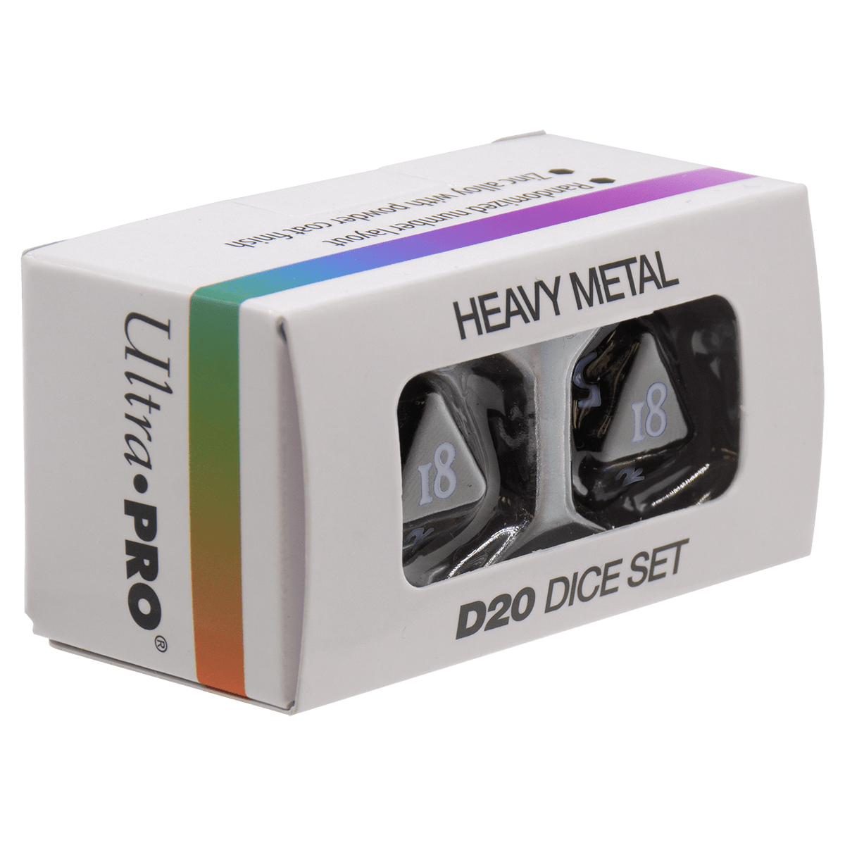 Vivid Heavy Metal Dice - E - 15943 - Ultra PRO - Ultra PRO International