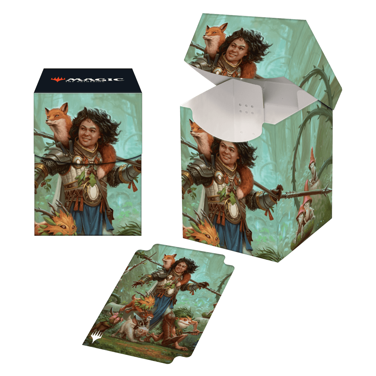 Wilds of Eldraine Ellivere of the Wild Court 100+ Deck Box for Magic: The Gathering - E - 38029 - Ultra PRO - Ultra PRO International