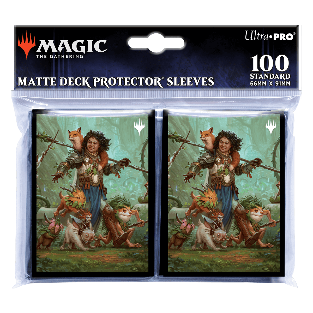 Wilds of Eldraine Ellivere of the Wild Court Standard Deck Protector Sleeves (100ct) for Magic: The Gathering - E - 38021 - Ultra PRO - Ultra PRO International