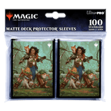 Wilds of Eldraine Ellivere of the Wild Court Standard Deck Protector Sleeves (100ct) for Magic: The Gathering - E - 38021 - Ultra PRO - Ultra PRO International