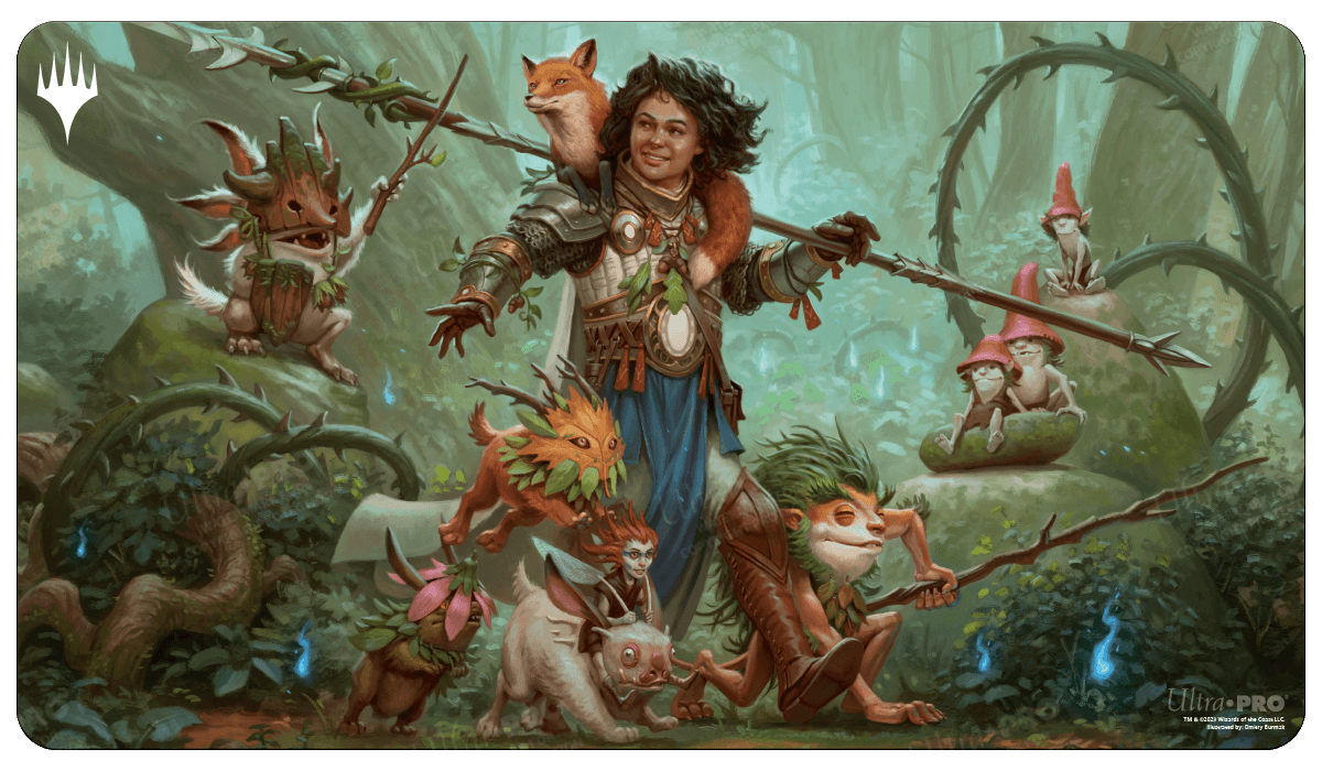 Wilds of Eldraine Ellivere of the Wild Court Standard Gaming Playmat for Magic: The Gathering - E - 38048 - Ultra PRO - Ultra PRO International