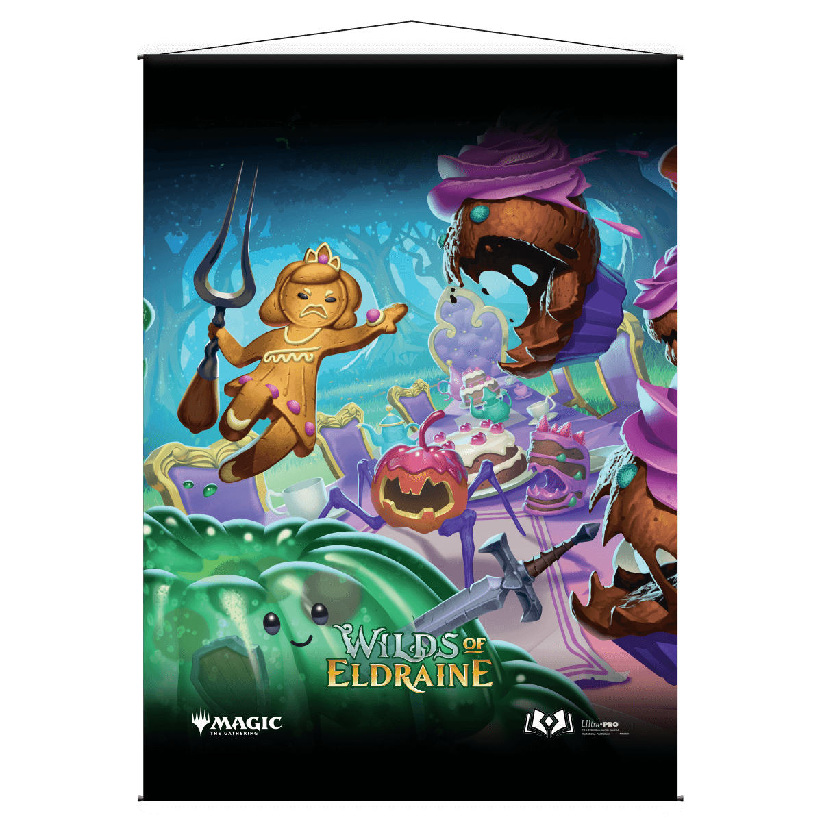 Wilds of Eldraine Food Fight Wall Scroll for Magic: The Gathering - E - 38041 - Ultra PRO - Ultra PRO International