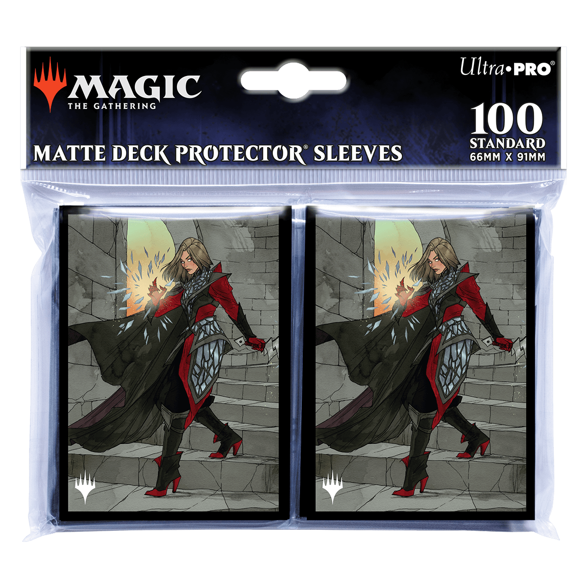 Wilds of Eldraine Rowan, Scion of War (Borderless) Standard Deck Protector Sleeves (100ct) for Magic: The Gathering - E - 38024 - Ultra PRO - Ultra PRO International